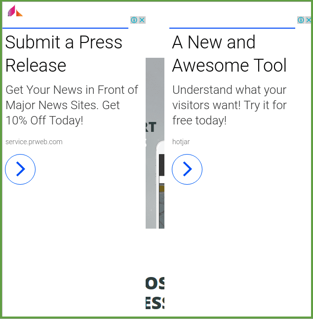 Real example of a web page infected by this malware
