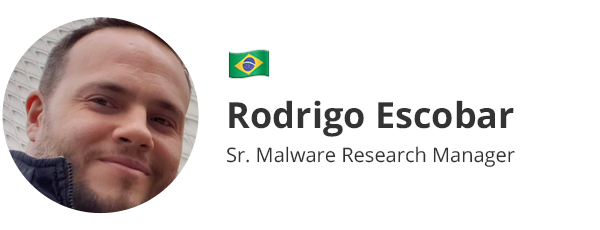 Rodrigo Escobar - Sr. Malware Research Manager