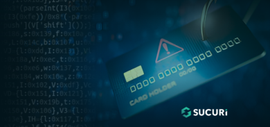 Magecart stealing credit card information with a single white invisible pixel